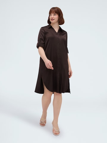 Abito camicia di Fiorella Rubino in marrone