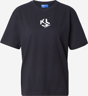 juoda KARL LAGERFELD JEANS Marškinėliai: priekis