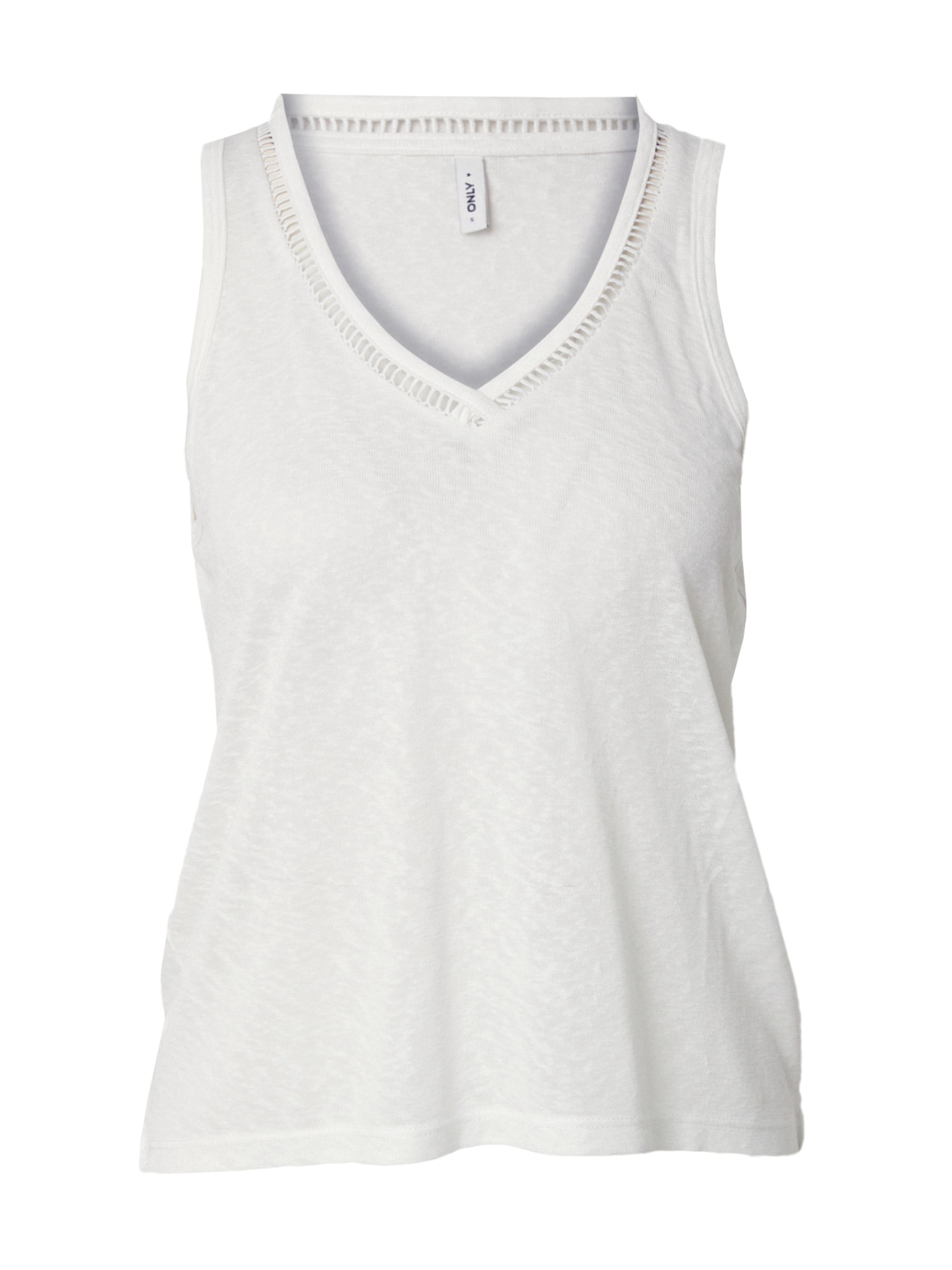 ONLY Вязаный топ 'ONLPenny' в Белый: спереди