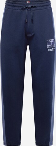 Tommy Jeans Tapered Pants in Blue: front