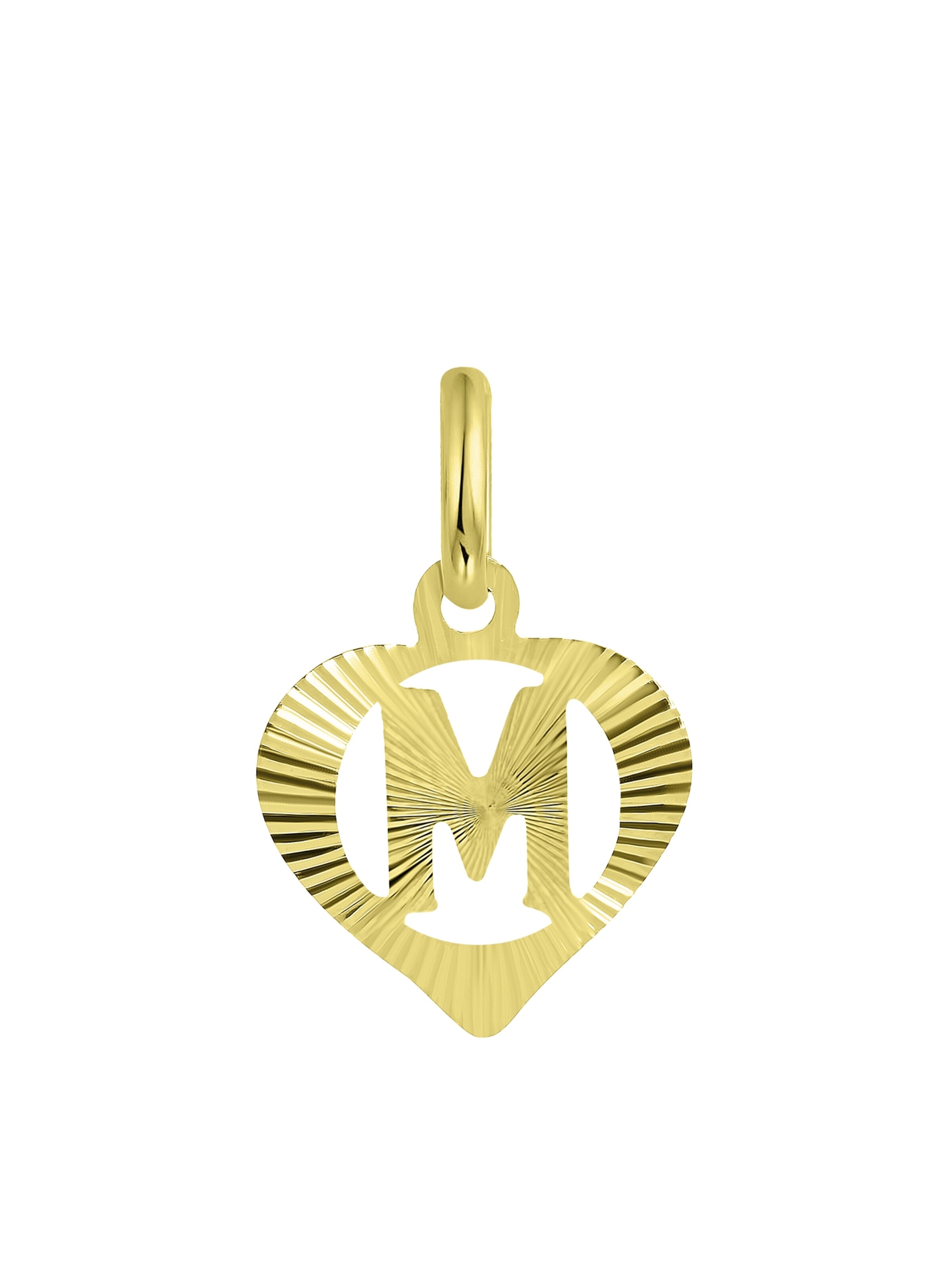 Lucardi Hangers 'Buchstabe' in de kleur Goud, Productweergave