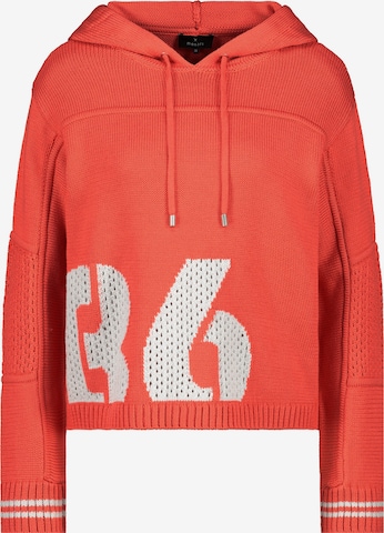 Pull-over monari en orange : devant