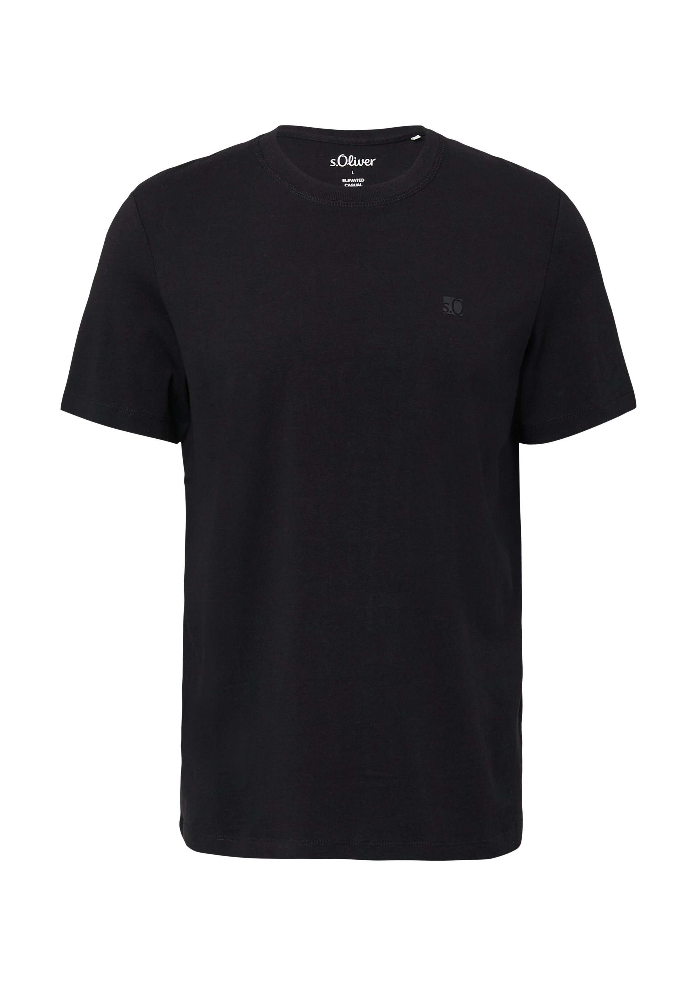 T-Shirt s.Oliver en noir : devant