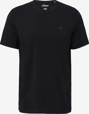 T-Shirt s.Oliver en noir : devant