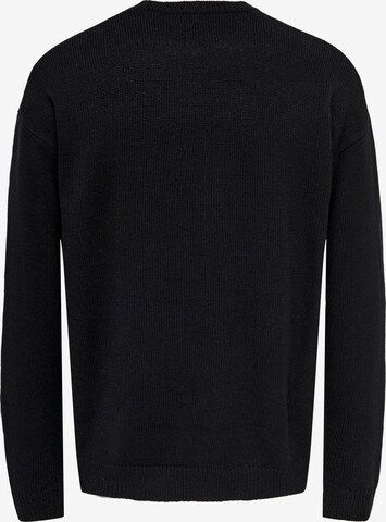 Only & Sons Pullover 'CHRIS' in Schwarz