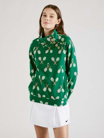 Sweat-shirt 'Oh So Nett' Blutsgeschwister en vert