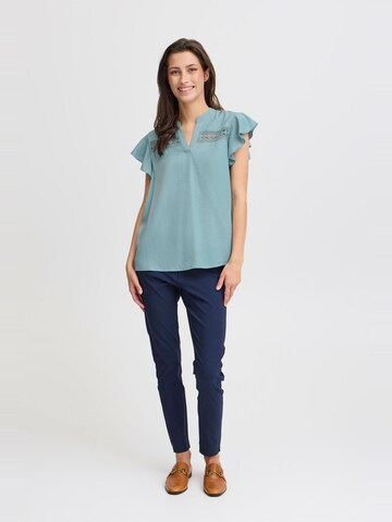 b.young Bluse 'Itilda' in Blau