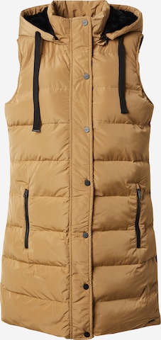 RINO & PELLE Bodywarmer 'Jacy' in Bruin: voorkant