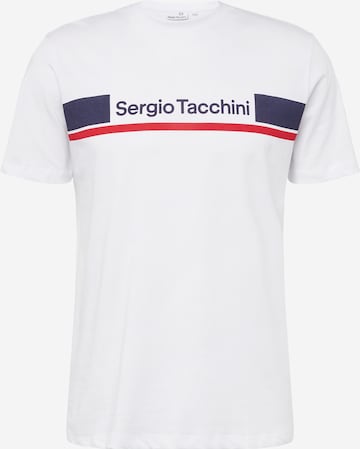 Sergio Tacchini Tričko 'JARED' – bílá: přední strana