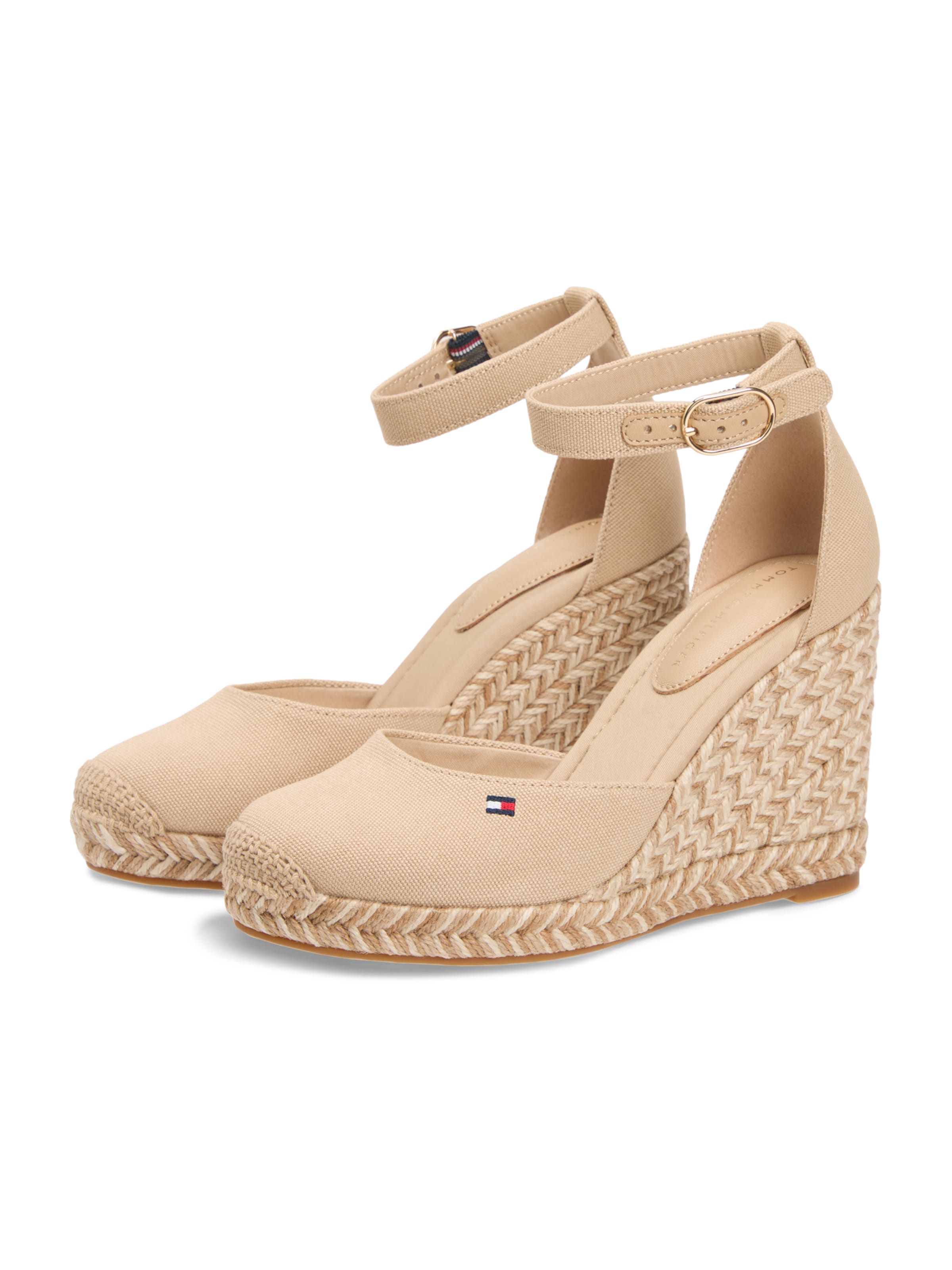 TOMMY HILFIGER Lahtise kannaosaga kontsakingad, värv beež