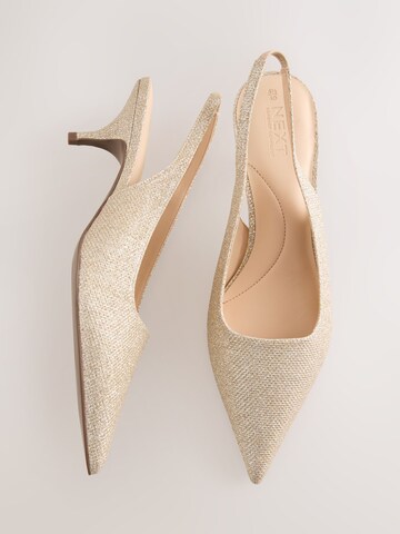 Escarpins à bride arrière 'Forever Comfort' Next en or