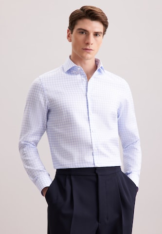 Coupe slim Chemise business 'SMART CLASSICS' SEIDENSTICKER en bleu : devant