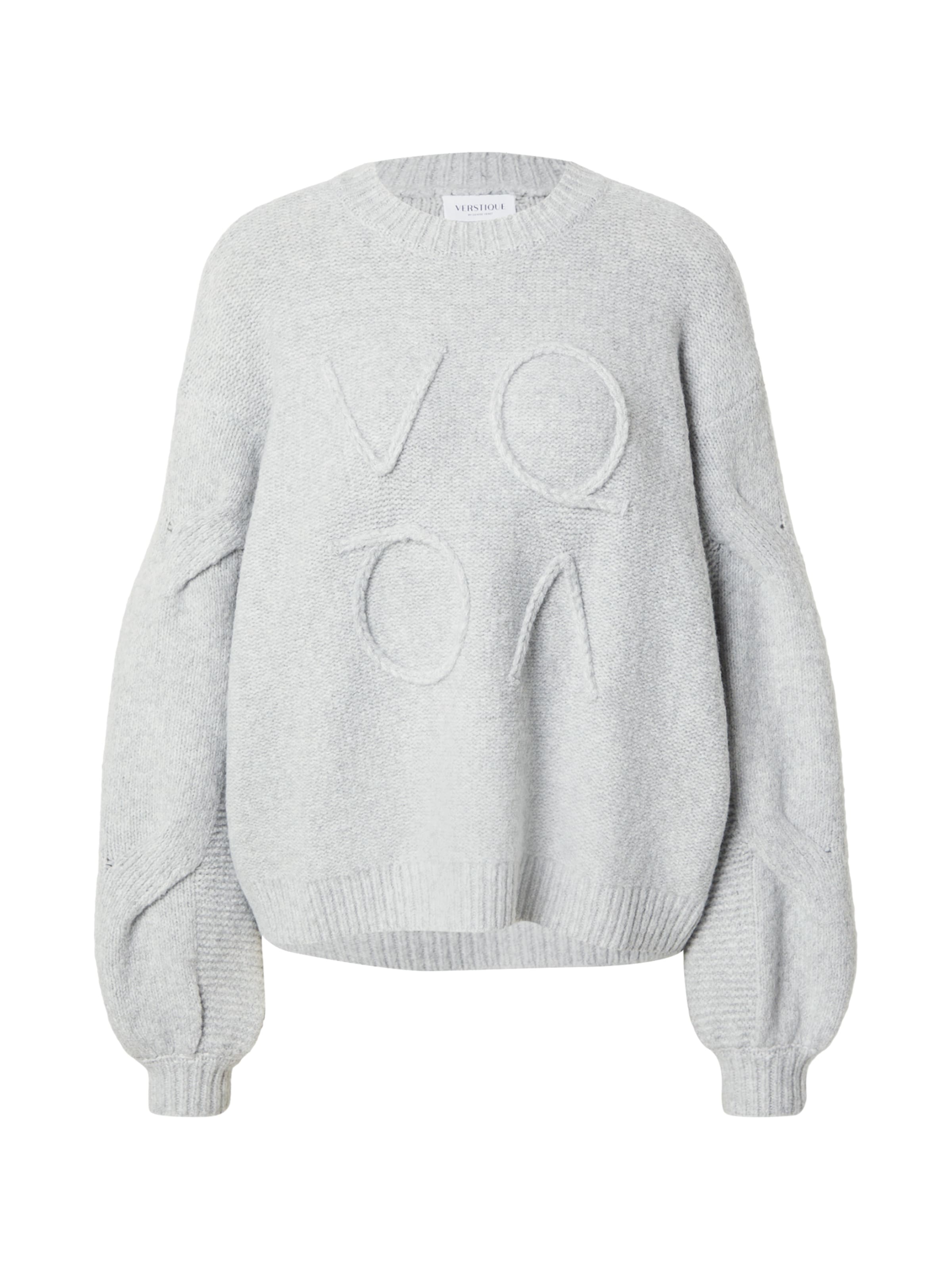 VERSTIQUE Sweter w kolorze szary: przód