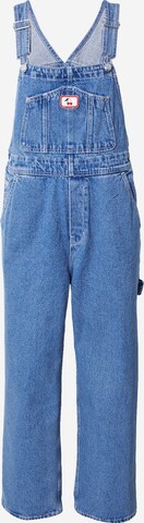 Monki Jean Overalls in Blue: front