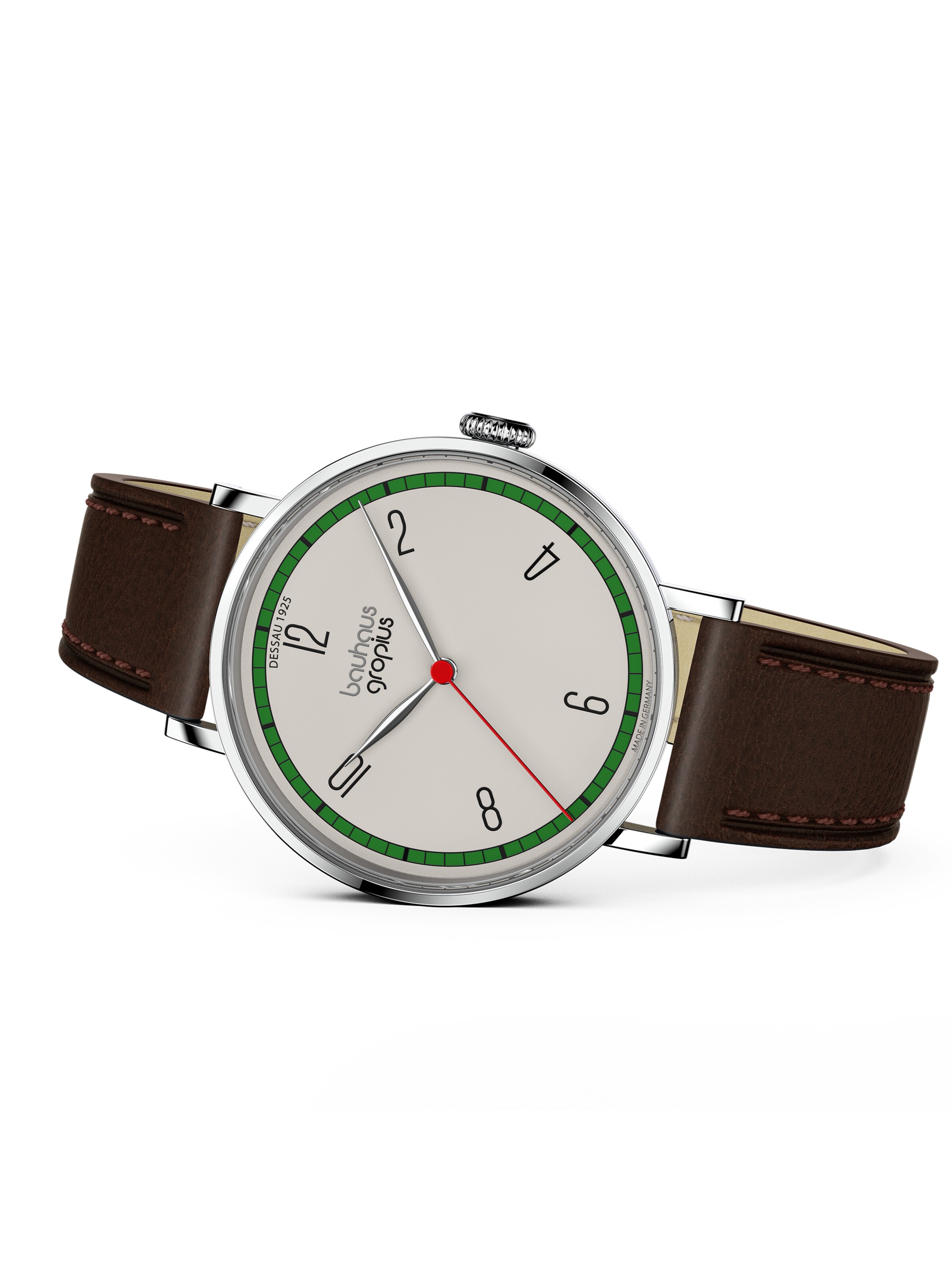 WALTER GROPIUS Analog Watch 'DESSAU 1925' in Beige