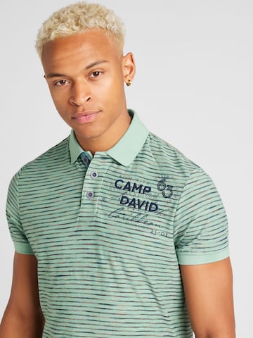 CAMP DAVID Poloshirt in Grün