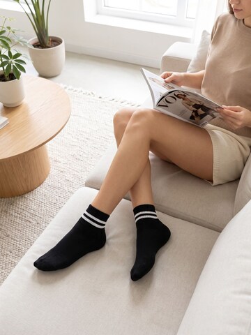 sockenkauf24 Athletic Socks in Black
