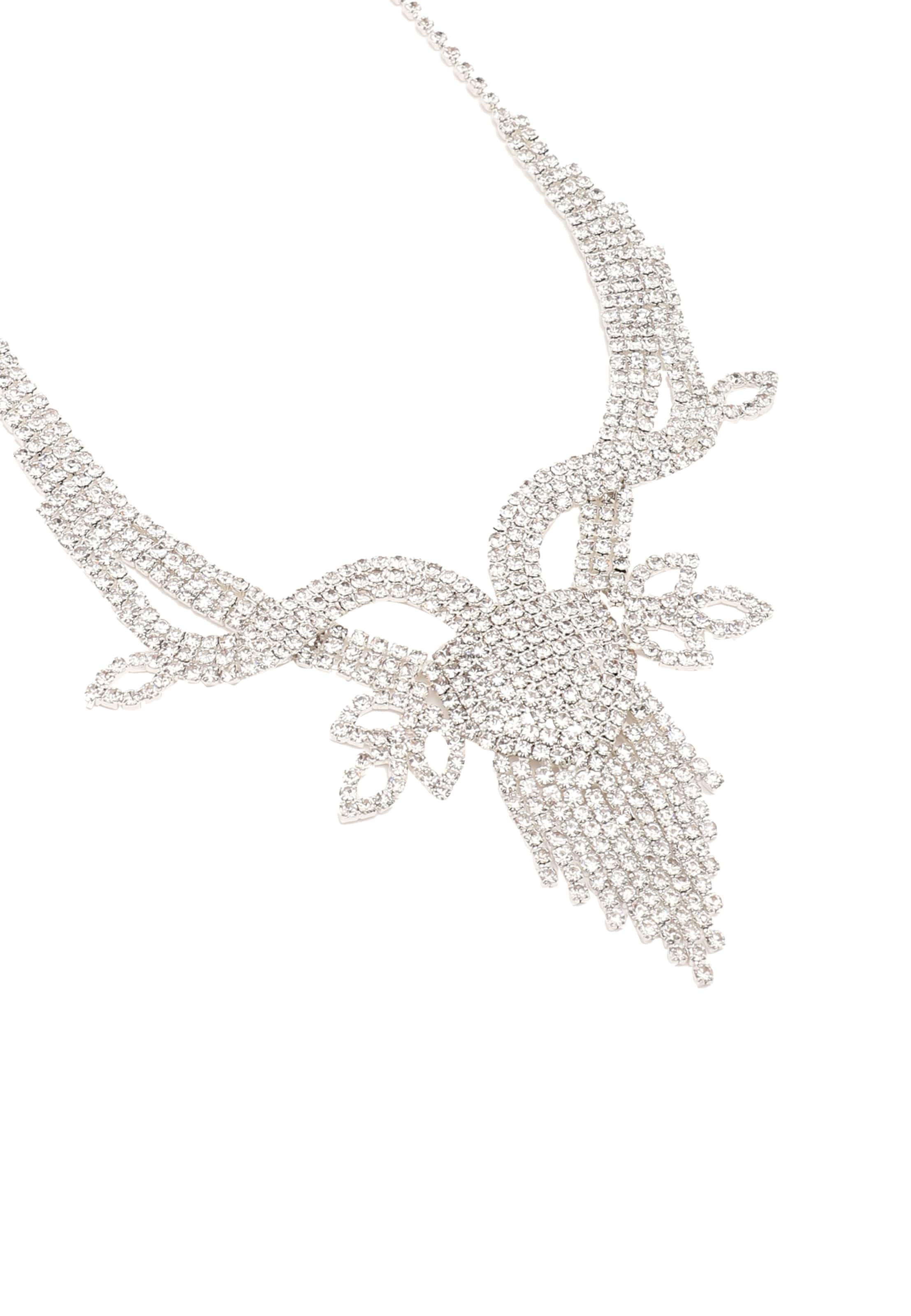 SOHI Комплект украшений 'Bithia' в Серебристый