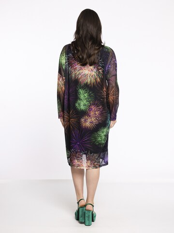 Yoek Dress in Mixed colors