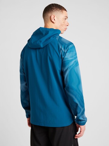 PUMA Športna jakna 'RUN FAVORITE AOP' | modra barva