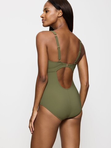 TRIUMPH Badeanzug ' Summer Twist ' in Grün
