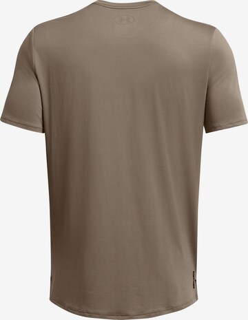 UNDER ARMOUR Performance Shirt 'Rush Energy SS' in Brown