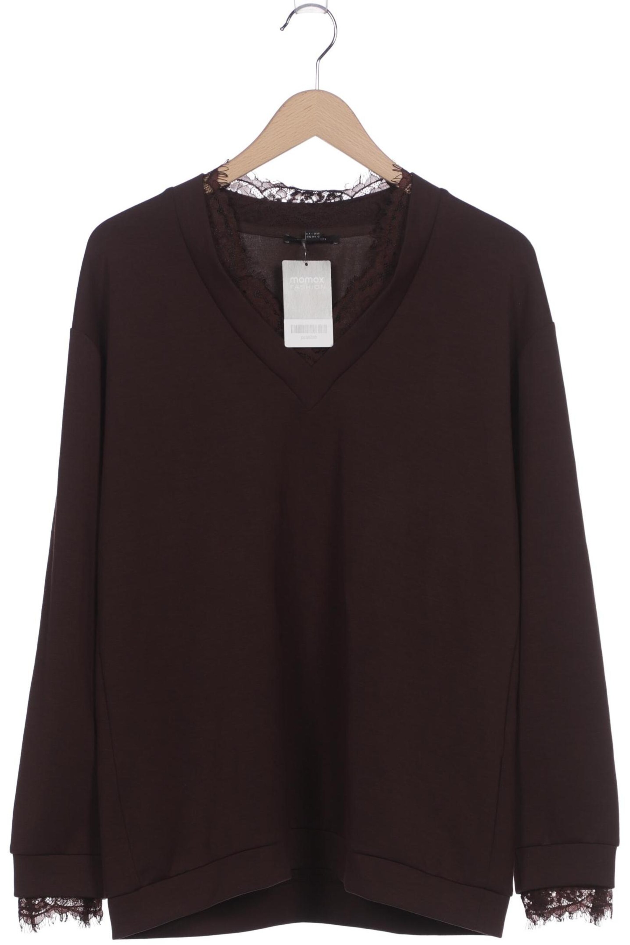 COMMA Sweatshirt & Zip-Up Hoodie in L in Brown: front