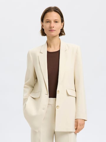 Blazer SELECTED en gris : devant