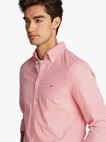 TOMMY HILFIGER Regular fit Button Up Shirt in Orange