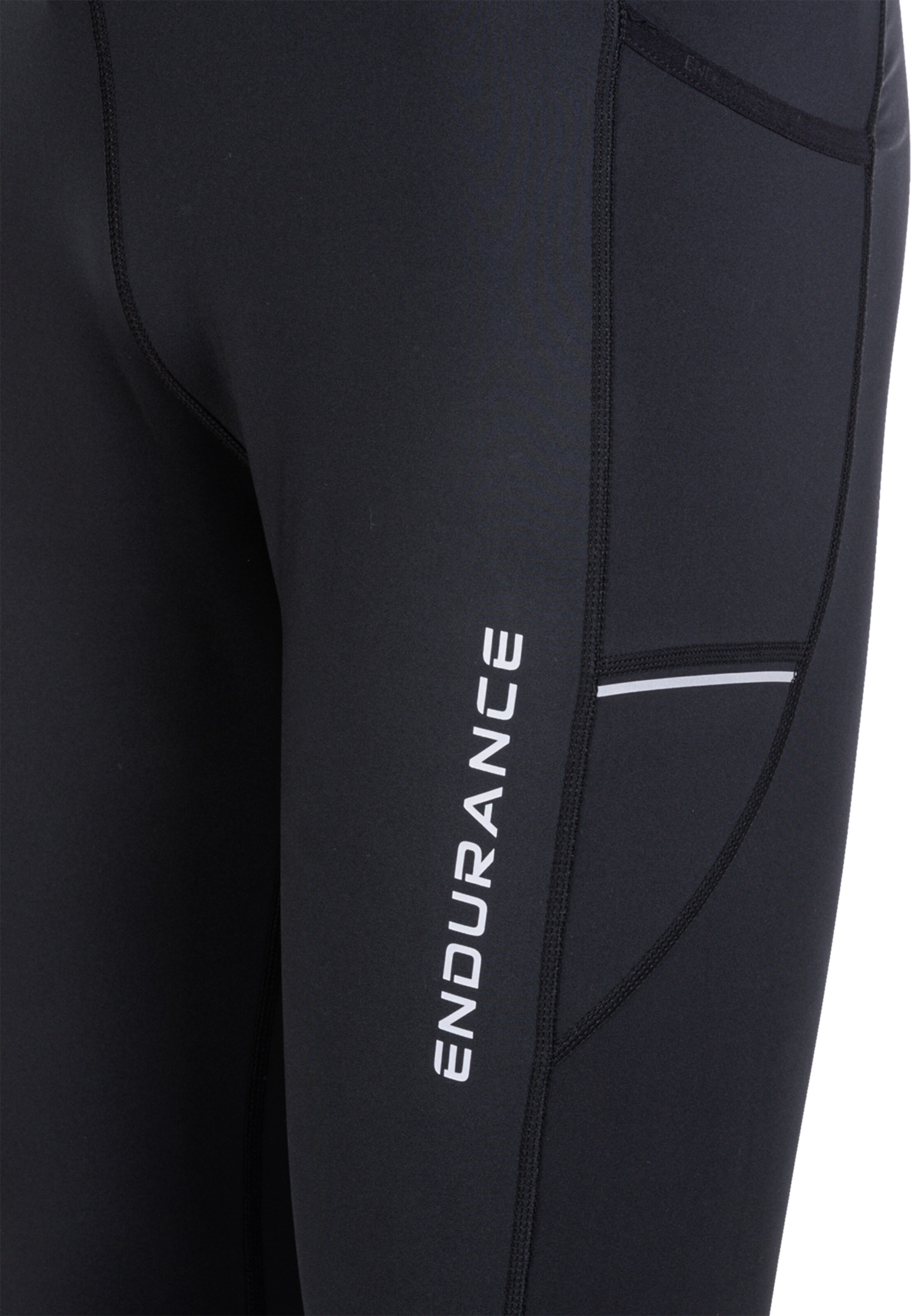 ENDURANCE Skinny Sports trousers 'Energy' in Black