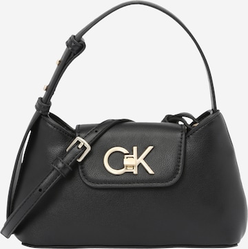 Calvin Klein - Bolso de mano en negro: frente