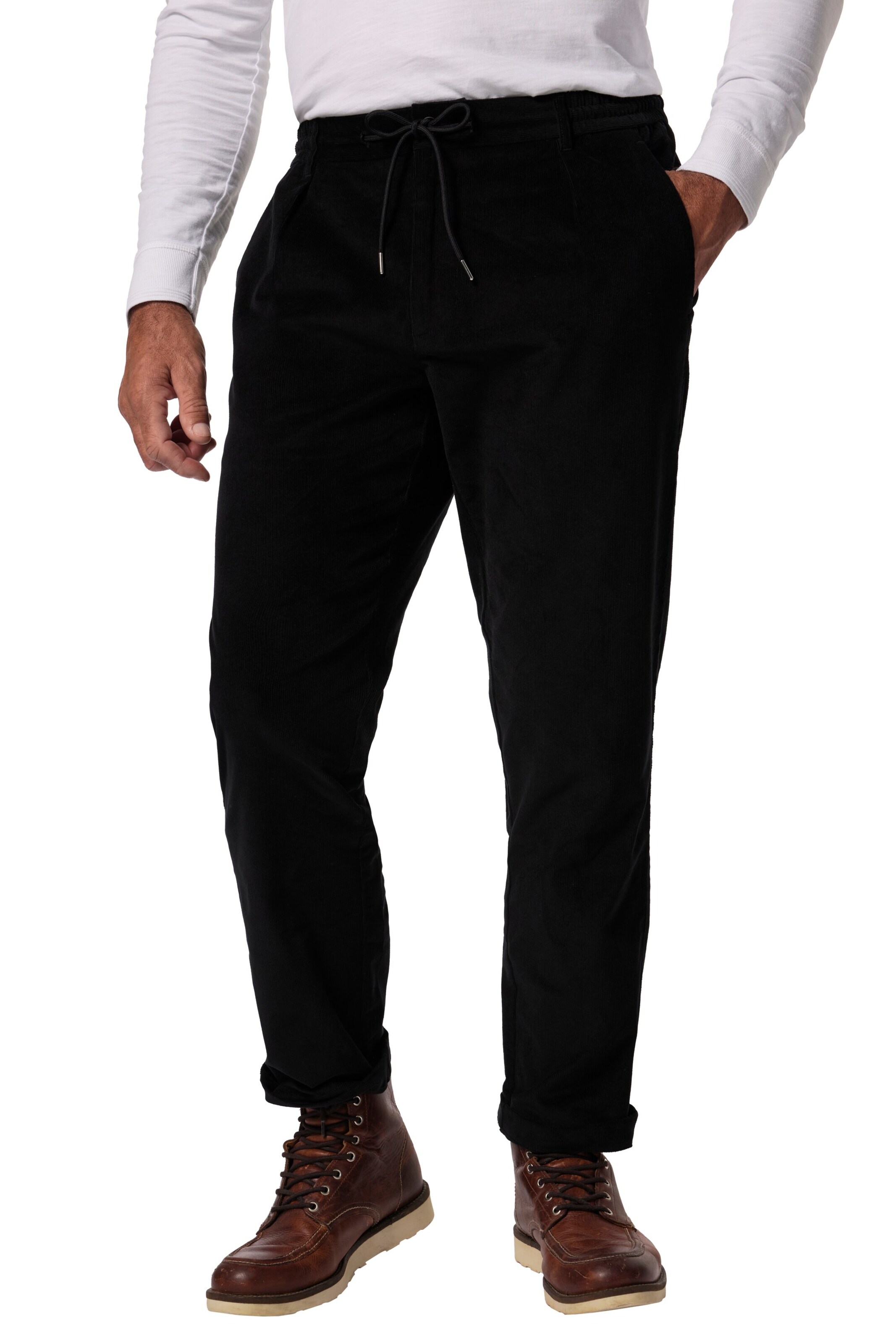 JP1880 Regular Hose in Schwarz: Vorderseite