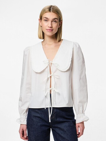 PIECES Blouse in White: front