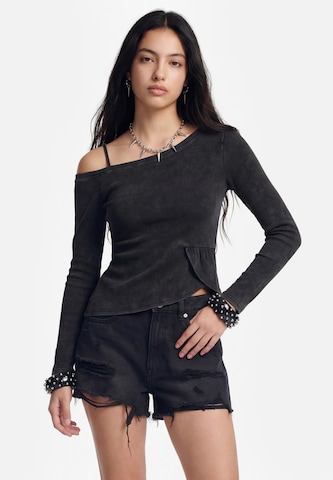 myMo ROCKS Shirt in Schwarz: Vorderseite