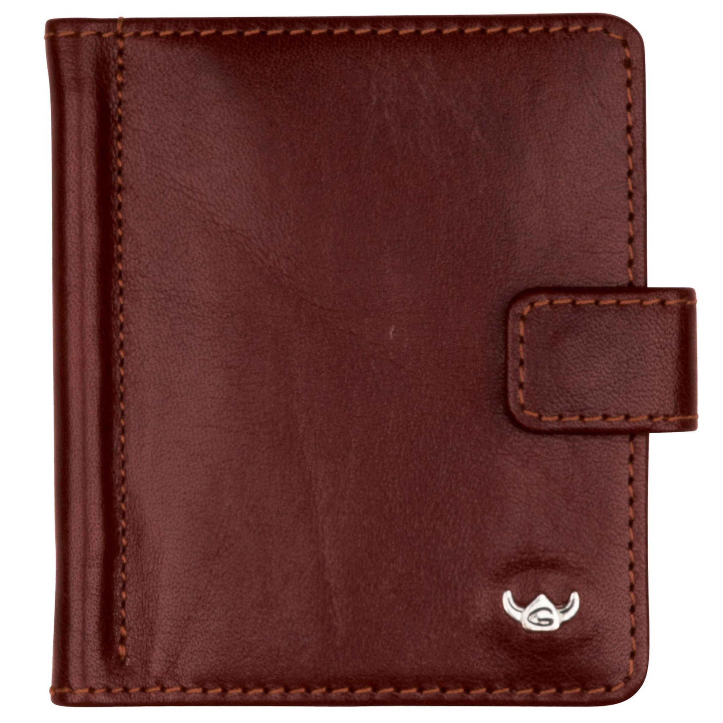 Portamonete 'Colorado' di GOLDEN HEAD in marrone: frontale