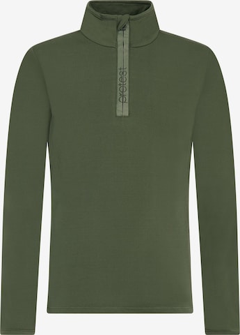 PROTEST Sportsweatshirt 'REFABRIZOY JR' in Grün: Vorderseite