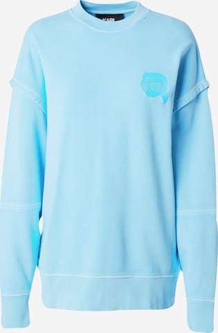 Karl Lagerfeld Bluzka sportowa 'IKONIK 2.0' w kolorze niebieski: przód