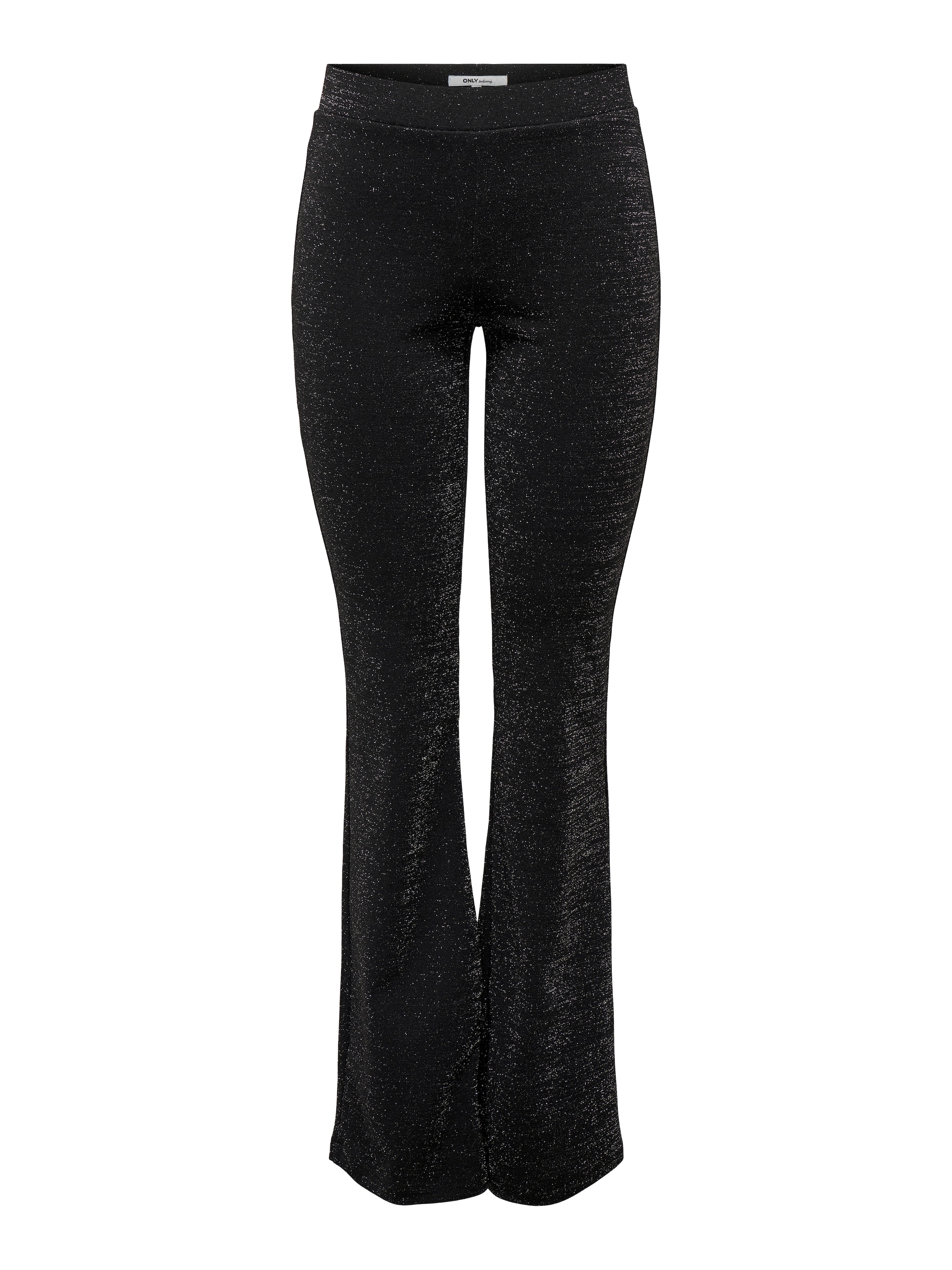 ONLY Flared Παντελόνι 'ONLPaige-Alya' σε μαύρο: μπροστά
