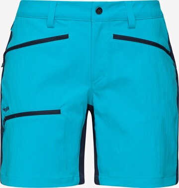 Haglöfs Regular Outdoor Pants 'Rugged Flex' in Blue: front