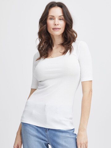 T-shirt 'Hizamond' Fransa en blanc : devant