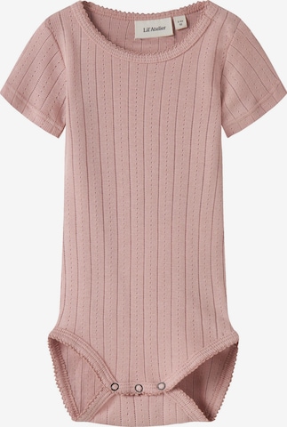 Lil'Atelier Rompertje/body in Roze: voorkant