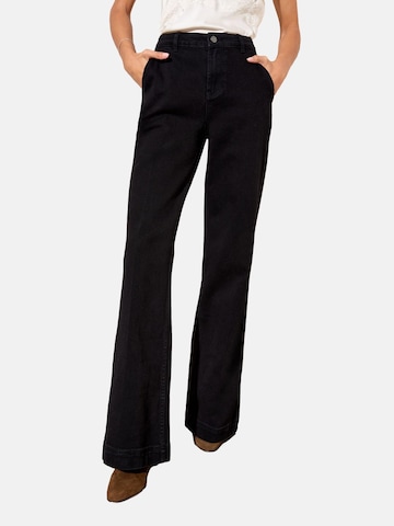 juoda Friends Like These Plačios klešnės Džinsai: priekis