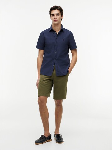 TOMMY HILFIGER Regular Fit Hemd in Blau
