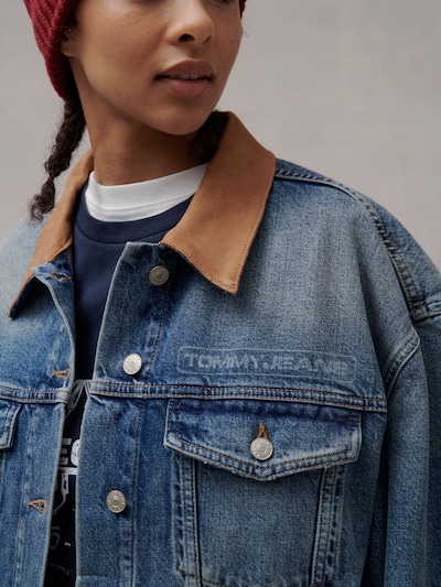 Tommy Jeans Between-season jacket in Blue denim, Item view