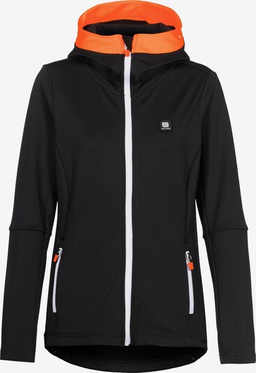 MAUI WOWIE Athletic Fleece Jacket in Orange / Black / White, Item view