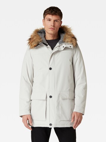 Mavi Winter Parka in White: front