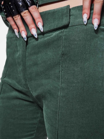 SHYX - Acampanado Pantalón 'Jorina' en verde