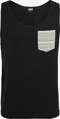 T-Shirt Urban Classics en noir : devant