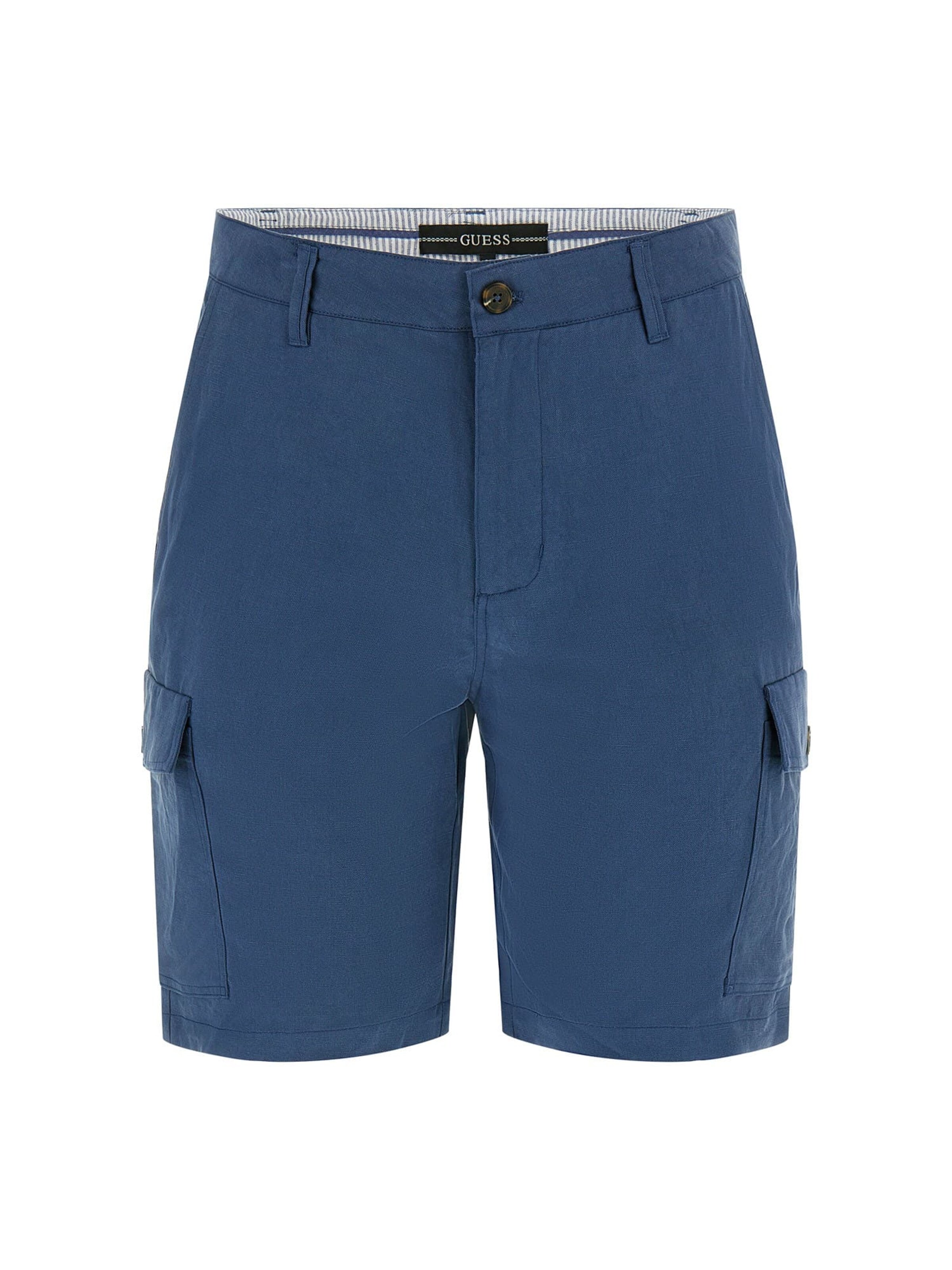 GUESS Regular Shorts in Blau: Vorderseite