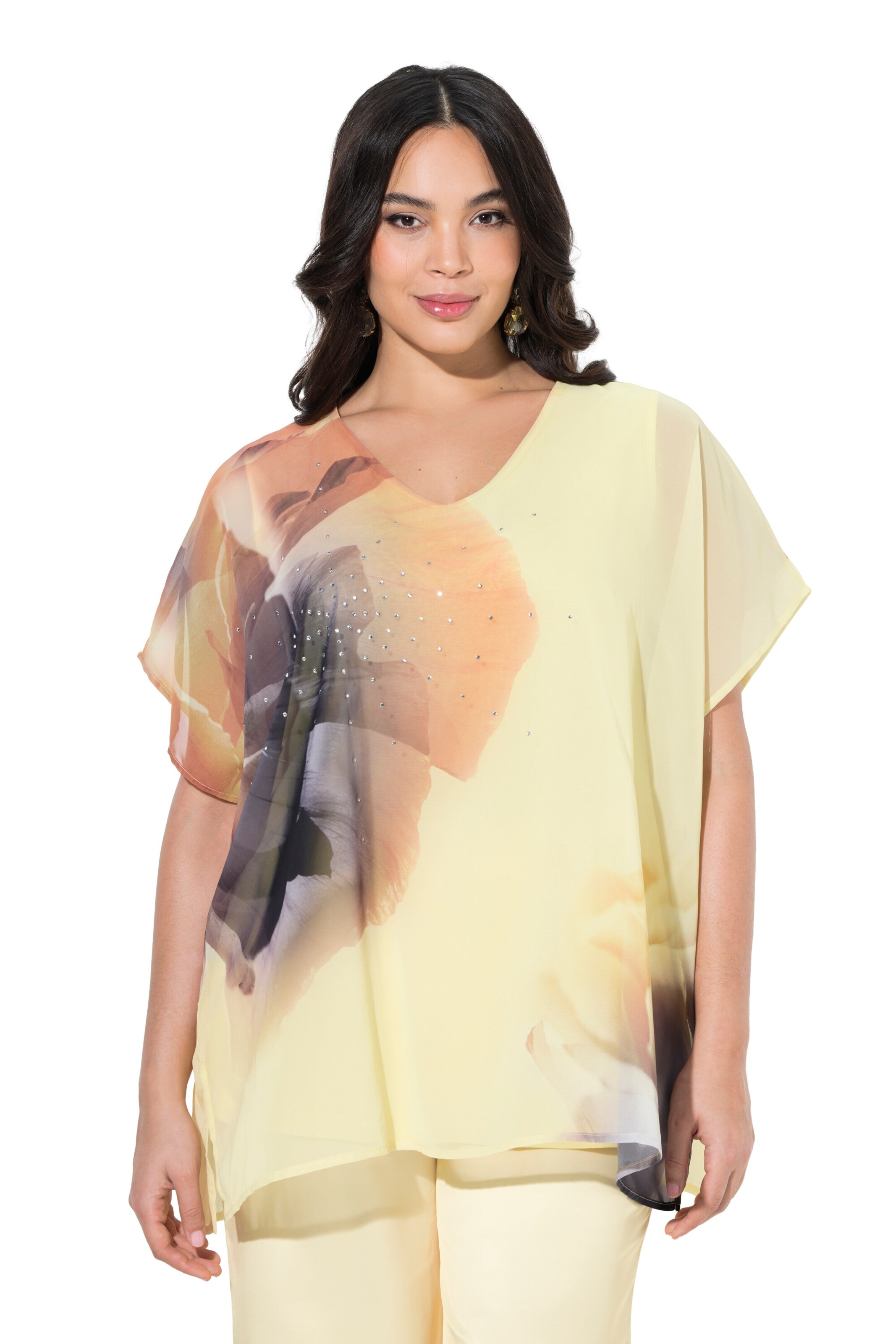 Ulla Popken Blouse in Yellow: front